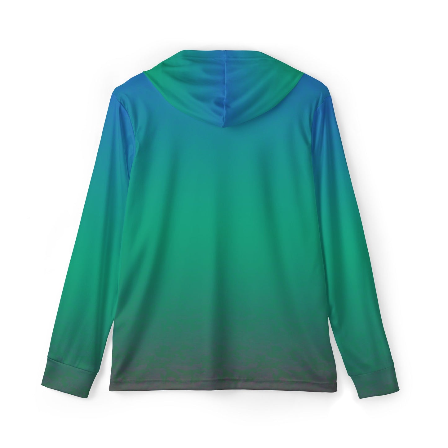 Green Blue Athletic Camo Men's Performance Hoodie