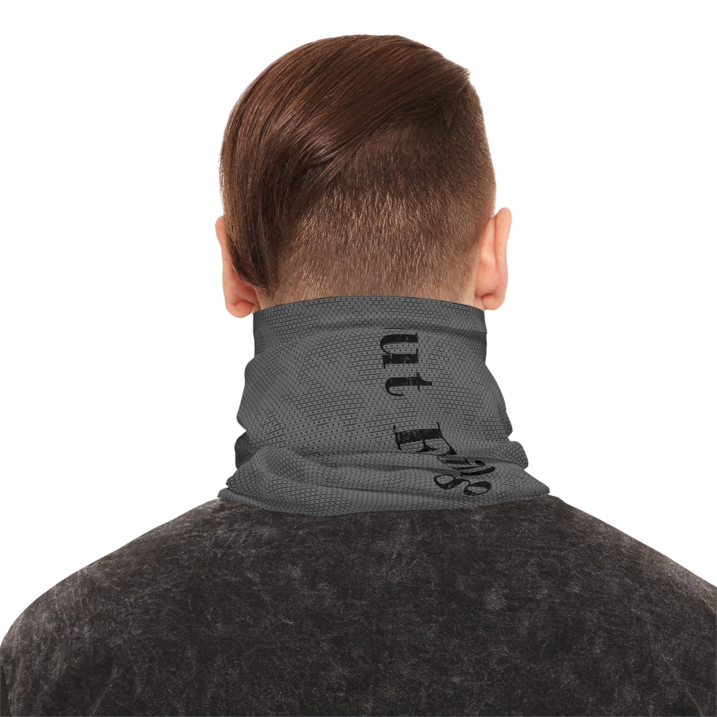 Black Camo Neck Gaiter — UPF 50+ Breathable Face & Head Cover