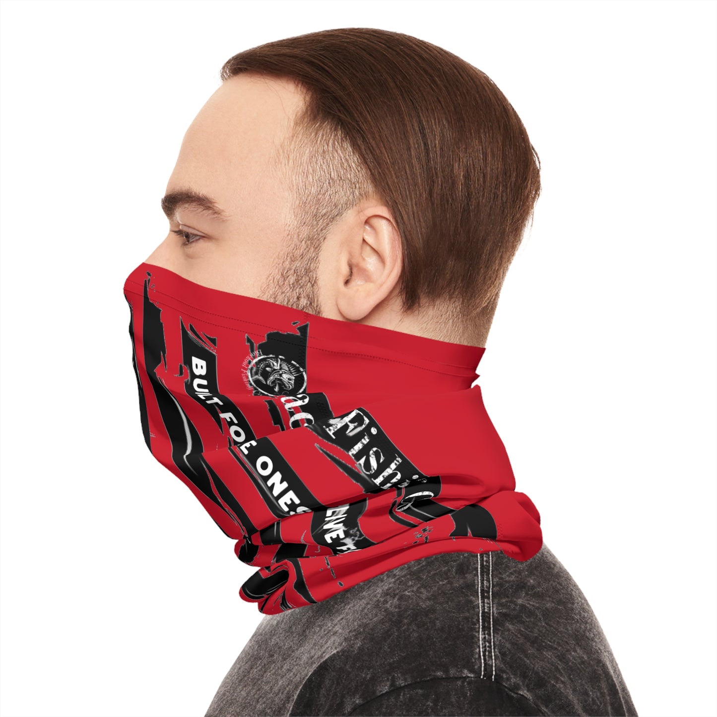 American Flag Neck Gaiter (Red) -- "Built for the Ones Who Live for the Water"