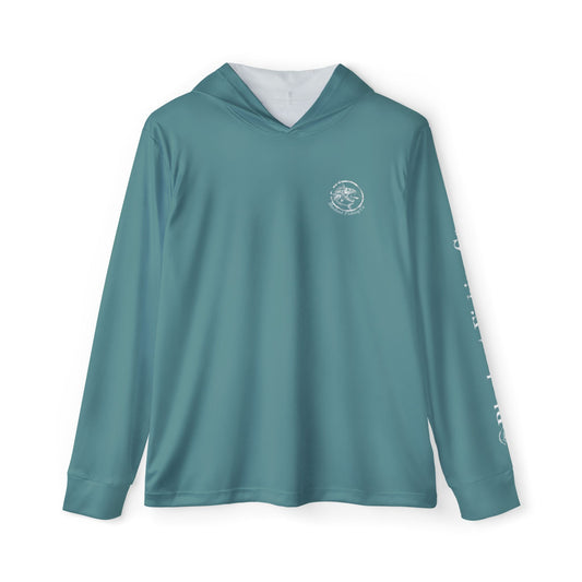 Mahi-Mahi Sun Fishing Hoodie  Lightweight Men's Warmup Hooded Shirt