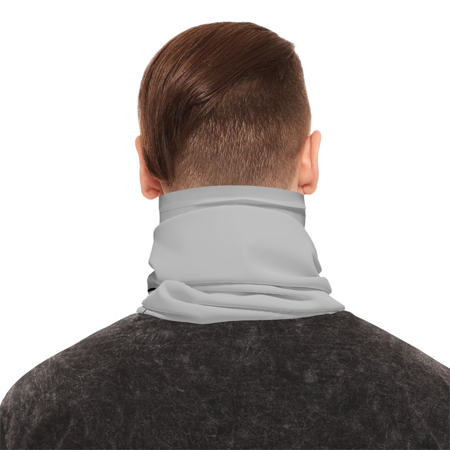 American Flag Neck Gaiter (Grey) -- "Built for the Ones Who Live for the Water"